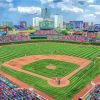 Chicago's Classic Wrigley Field Paint By Numbers