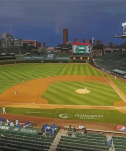 Wrigley Field Chicago Cubs Paint By Numbers