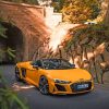 Yellow Audi Car Paint By Numbers