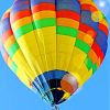 Colorful Hot Air Balloon Paint By Numbers