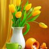 Yellow Tulips Still Life Paint By Numbers