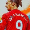 Zlatan Ibrahimovic Football Legend Paint By Numbers