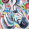Colorful Zebra Mandala Paint By Numbers