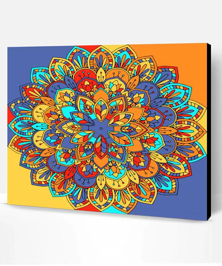 Mandala geometric easel